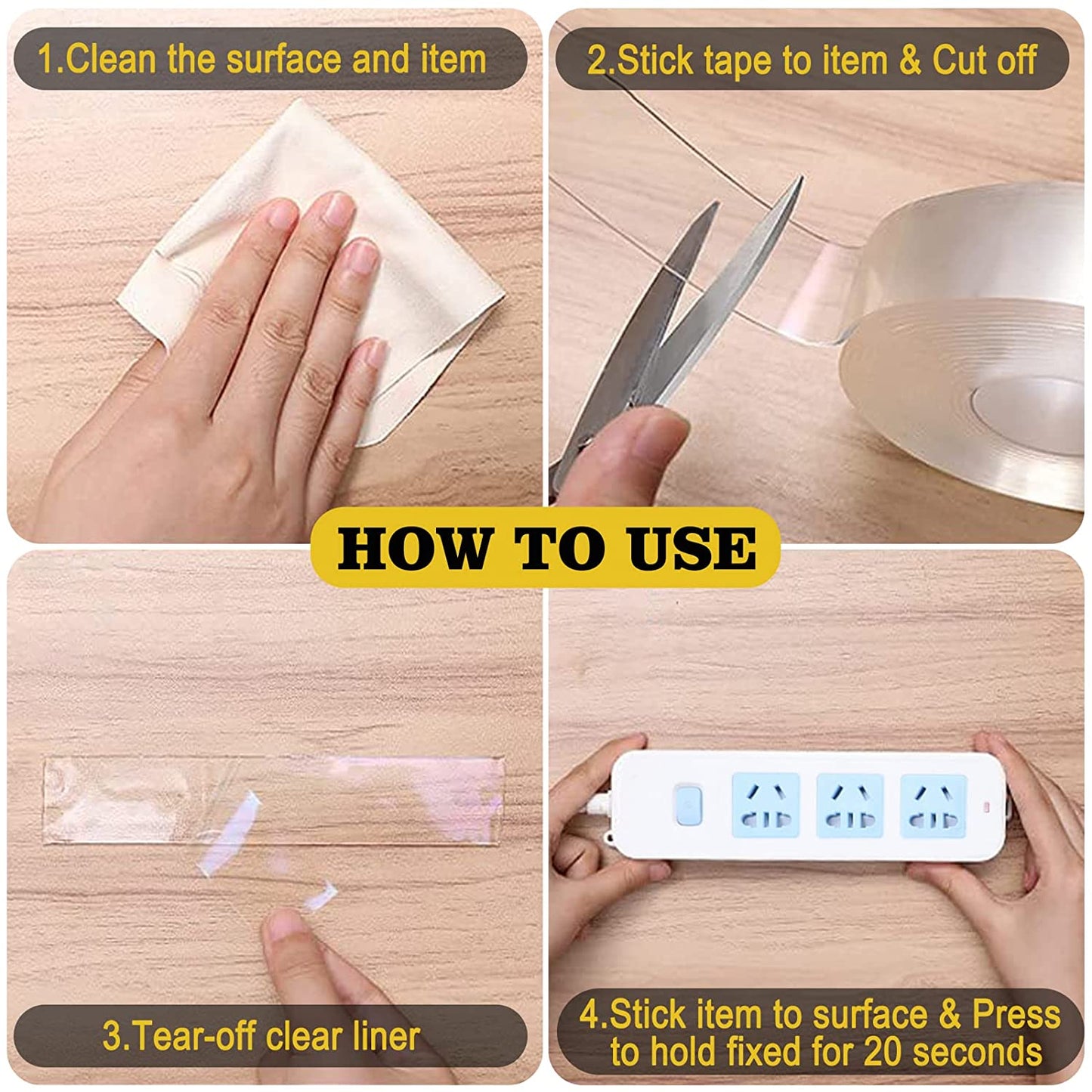 BEST DOUBLE SIDED TAPE. Ft Yoobtape. How to use a double sided tape  properly. #brahacks 